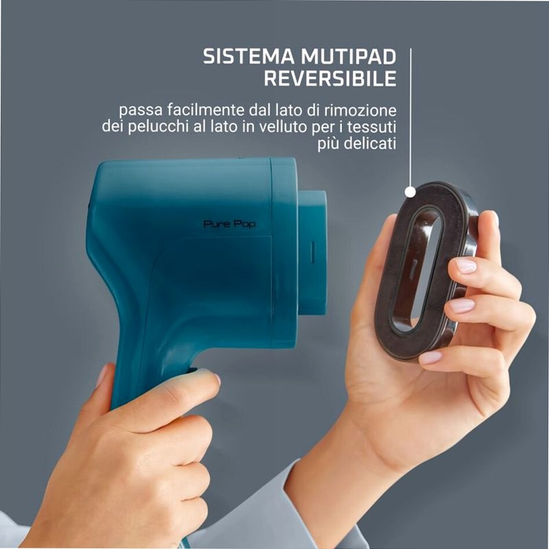 Stiratore Verticale Portatile Pure Pop - Blue Blu 1100w