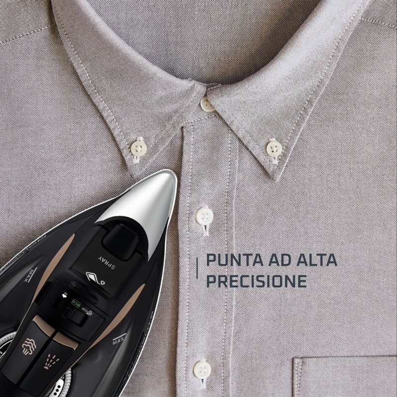 Intelligence Force, Ferro a Vapore, 190 g/min, Eco-designed, Microsteam 400, Black &amp; Brown