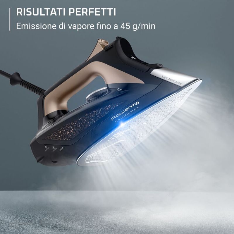 Intelligence Force, Ferro a Vapore, 190 g/min, Eco-designed, Microsteam 400, Black &amp; Brown