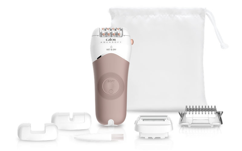 Aquasoft, Epilatore, Wet&Dry, Anti irritazioni, Tecnologia Skin Respect