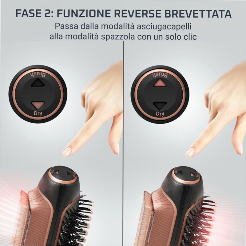 Ultimate Experience Reverso, Asciugacapelli e Spazzola ad Aria 2in1