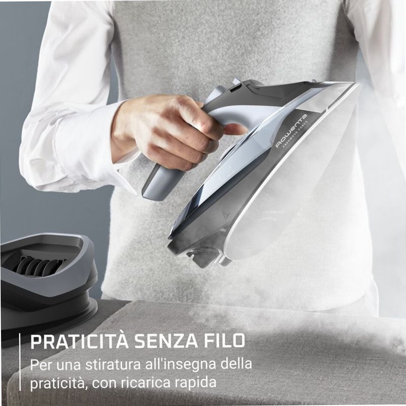 Freemove Force, Ferro a Vapore 220 g/min, Cordless Argento 2380w