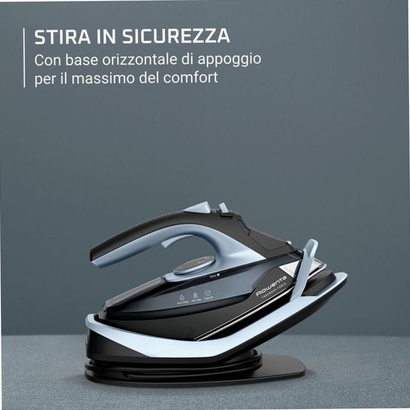 Freemove Force, Ferro a Vapore 220 g/min, Cordless Argento 2380w
