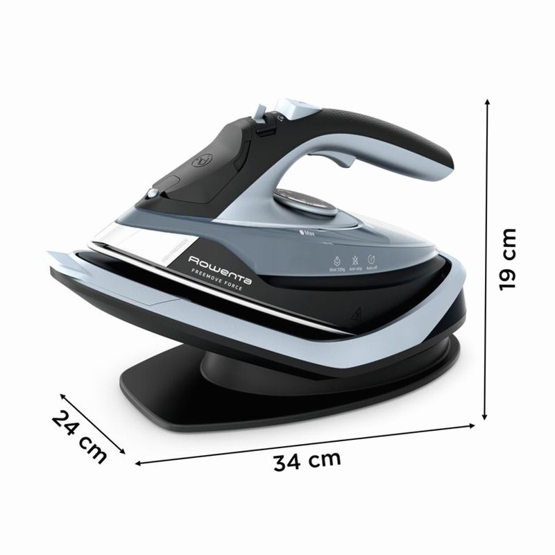 Freemove Force, Ferro a Vapore 220 g/min, Cordless Argento 2380w