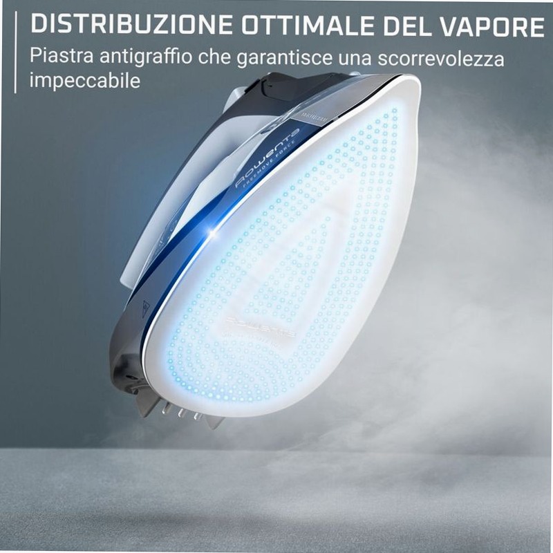 Freemove Force, Ferro a Vapore 220 g/min, Cordless Argento 2380w