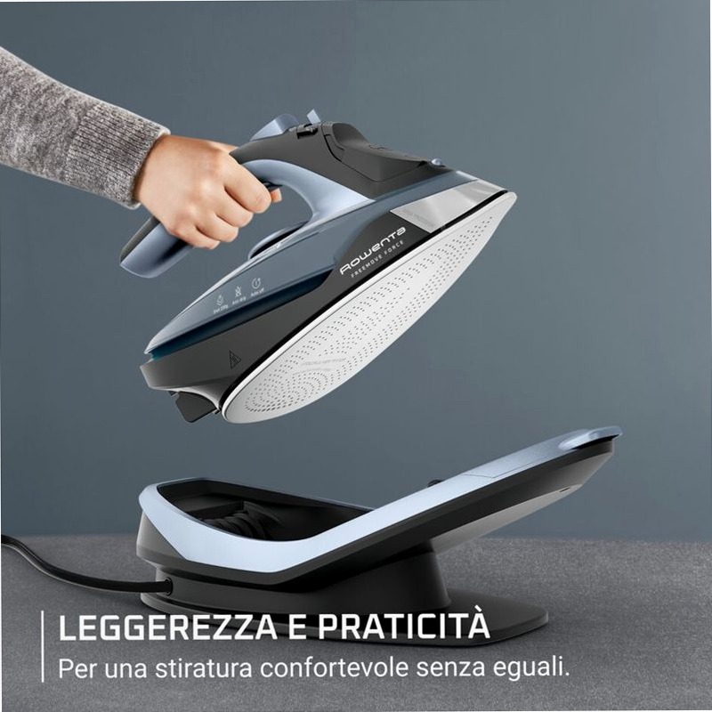 Freemove Force, Ferro a Vapore 220 g/min, Cordless Argento 2380w
