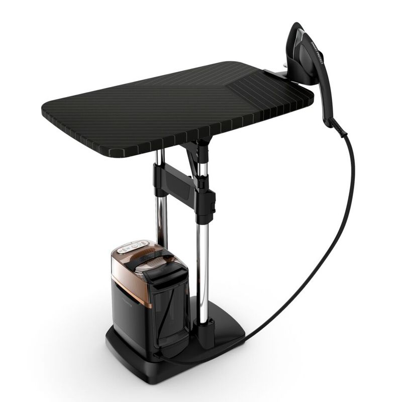 Ixeo Power, Stiratore Verticale All-In-One, Igienizzante, Black &amp; Copper