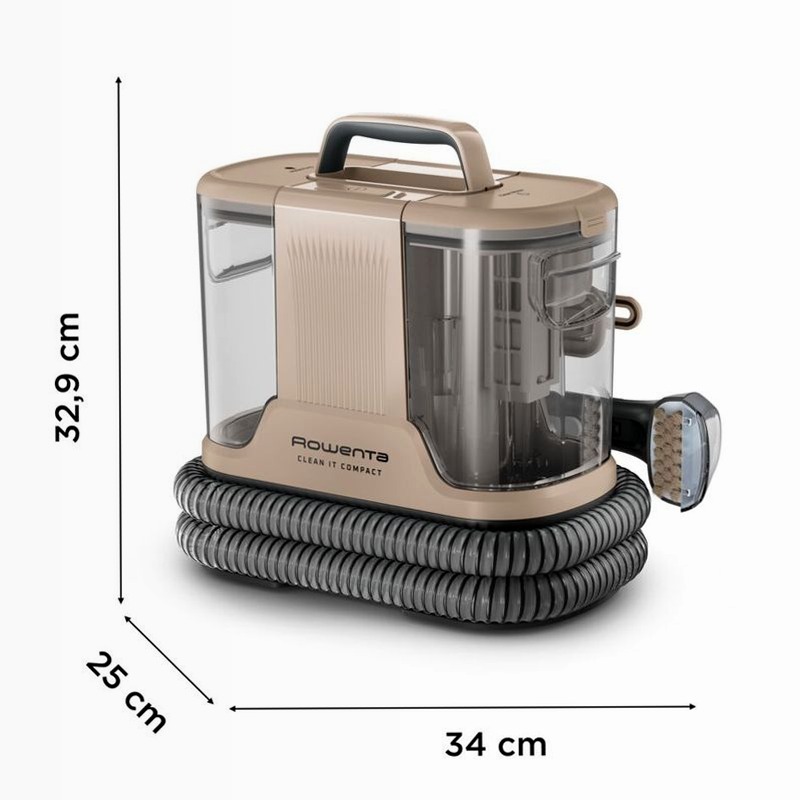 Clean It, Lavatappeti, Pulizia rapida di Macchie e Liquidi, Design Compatto