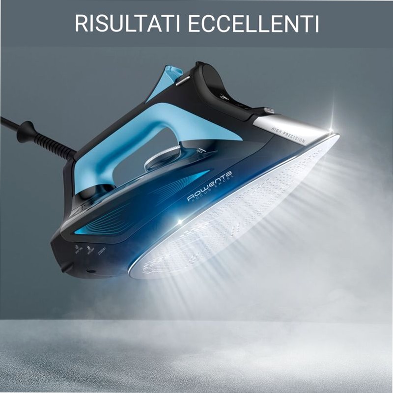 Focus Excel, Ferro a Vapore 180 g/min, Microsteam 400, Black & Blue Blu 2270w