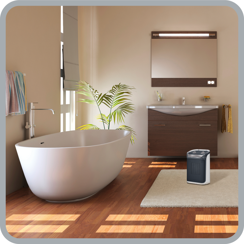 Mini Excel Aqua, Space Heater, Bathroom-Safe, ECO Mode, Adjustable Settings