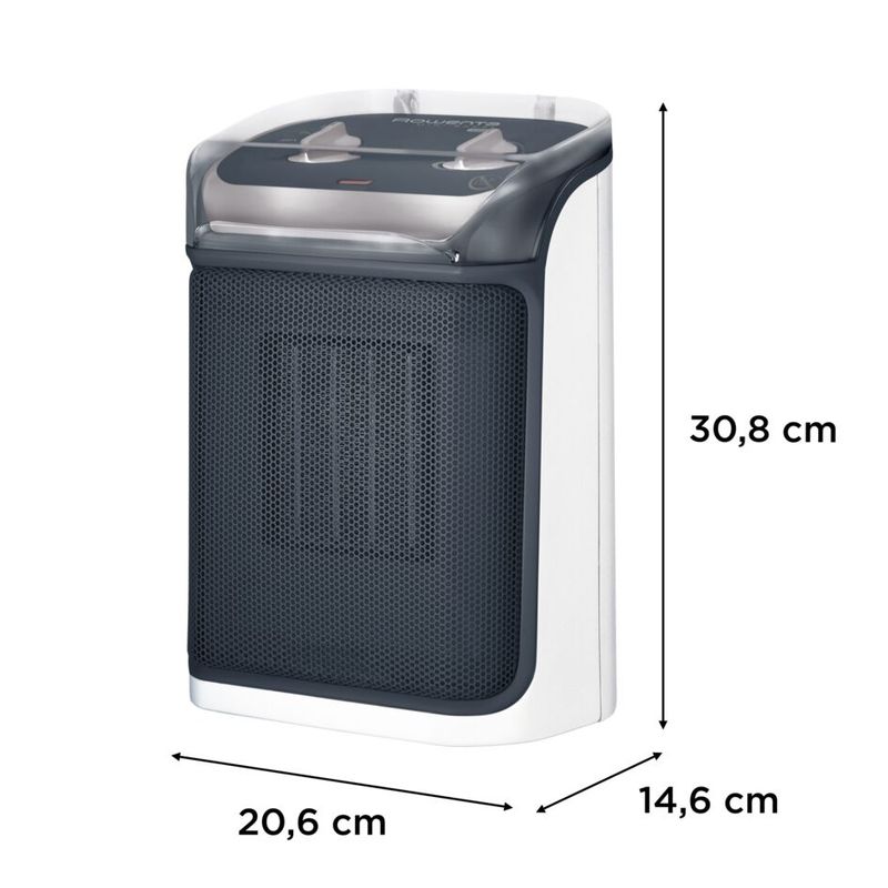 Mini Excel Aqua, Space Heater, Bathroom-Safe, ECO Mode, Adjustable Settings
