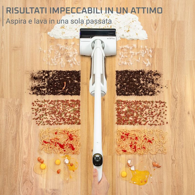 X-Clean 10, Lavapavimenti Senza Fili, Autonomia 60 Min, Autopulizia e Asciugatura