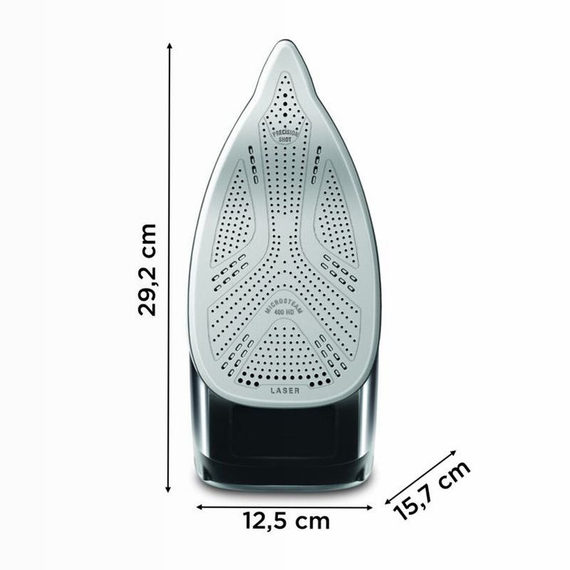 Pro Master, Ferro a Vapore 200 g/min, Microsteam 400, Grey & Red 2350w