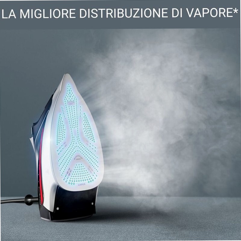 Pro Master, Ferro a Vapore 200 g/min, Microsteam 400, Grey & Red 2350w