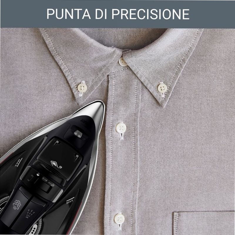 Pro Master, Ferro a Vapore 200 g/min, Microsteam 400, Grey & Red 2350w
