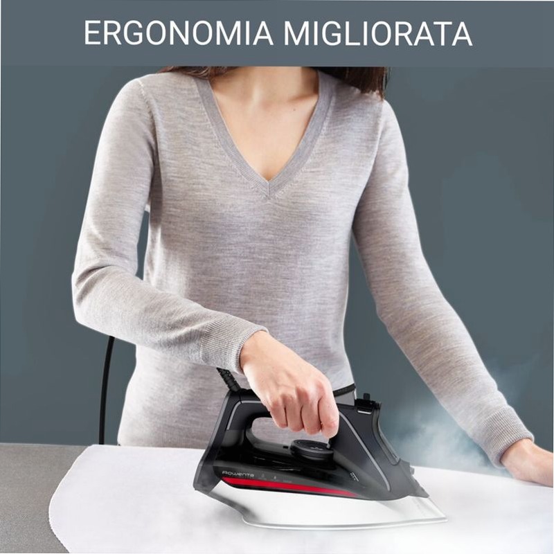 Pro Master, Ferro a Vapore 200 g/min, Microsteam 400, Grey & Red 2350w