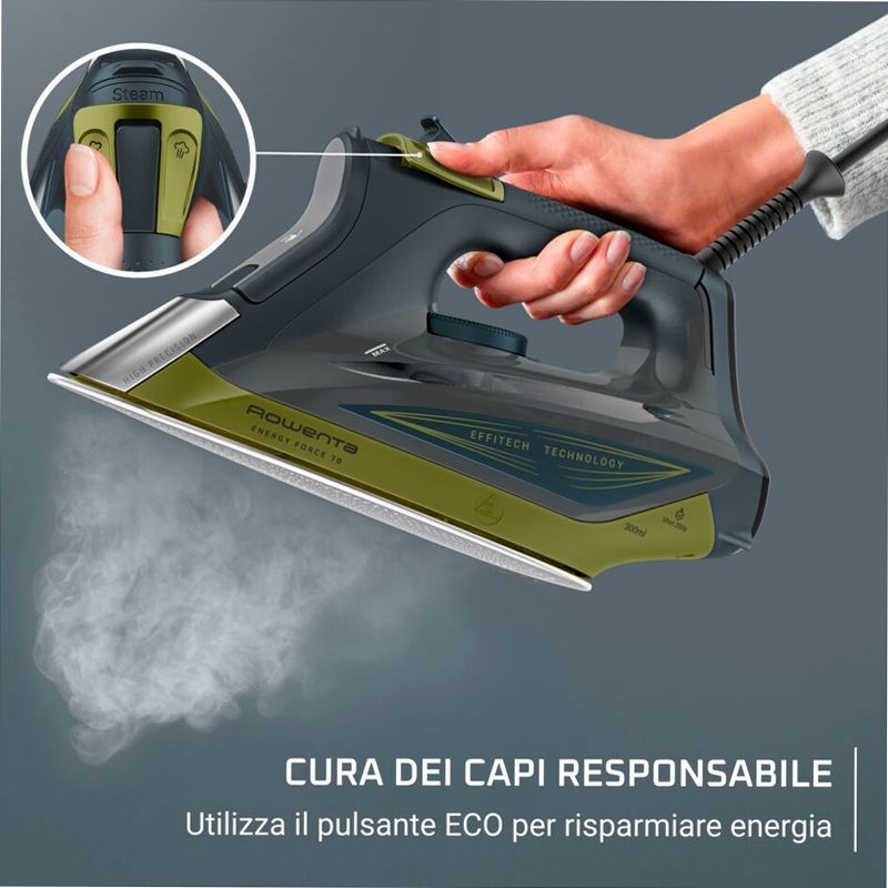 Ferro a Vapore Energy Force 70 Grigio 1250w