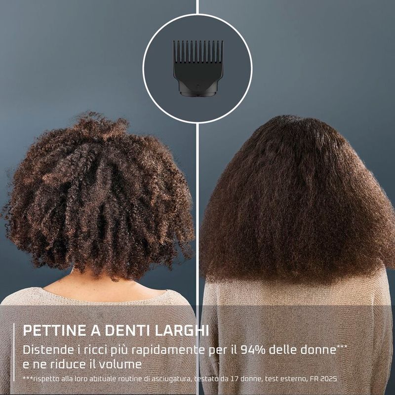 Pack Esclusivo Online - Curl Harmony, Diffusore ad Aria Calda 3 in 1, Capelli Ricci + Pure Pop, Stiratore Verticale Portatile, Pink | Rowenta