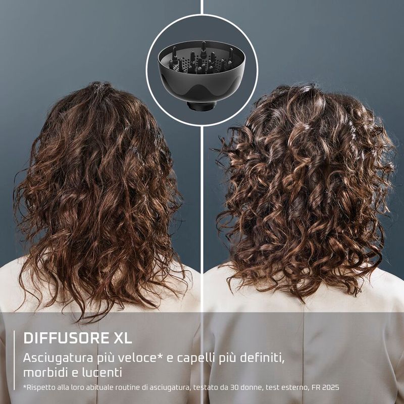 Pack Esclusivo Online - Curl Harmony, Diffusore ad Aria Calda 3 in 1, Capelli Ricci + Pure Pop, Stiratore Verticale Portatile, Pink | Rowenta