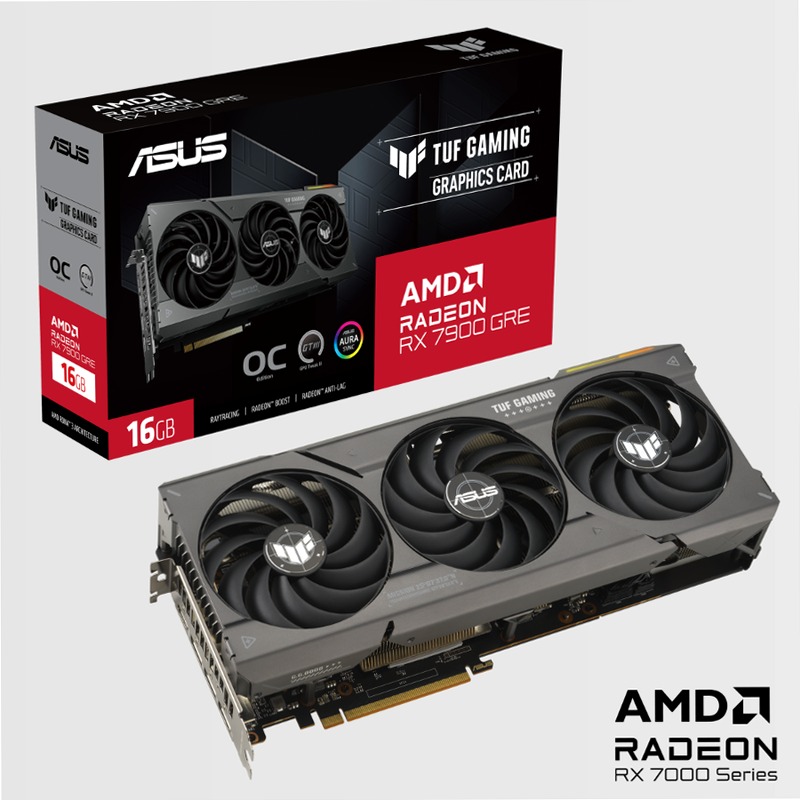 ASUS TUF Gaming Radeon RX 7900 GRE OC Edition 16GB GDDR6