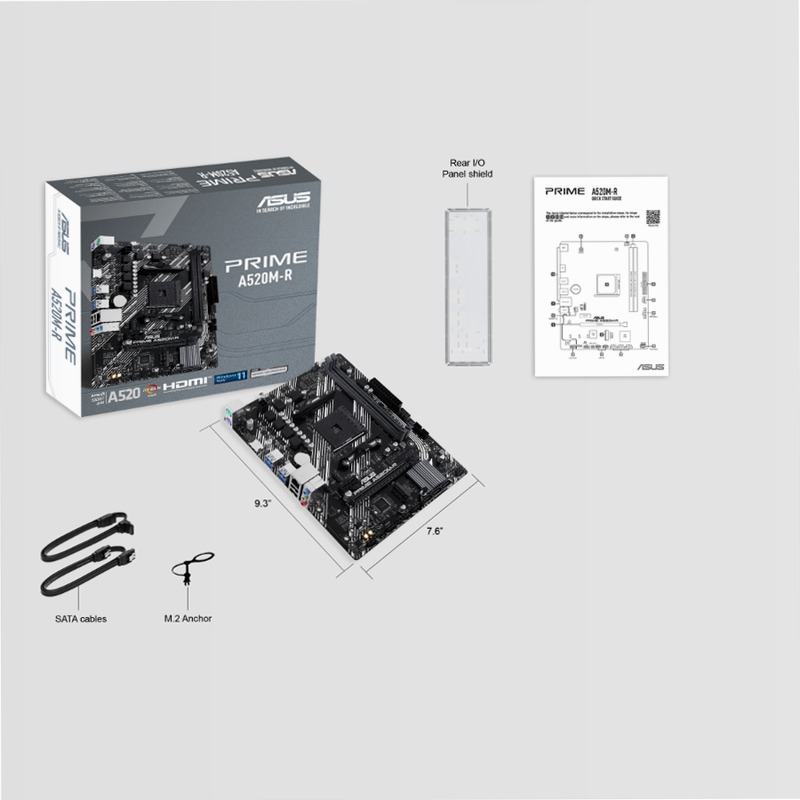 PRIME A520M-R - Scheda Madre ASUS AMD AM4 Micro-ATX AM4