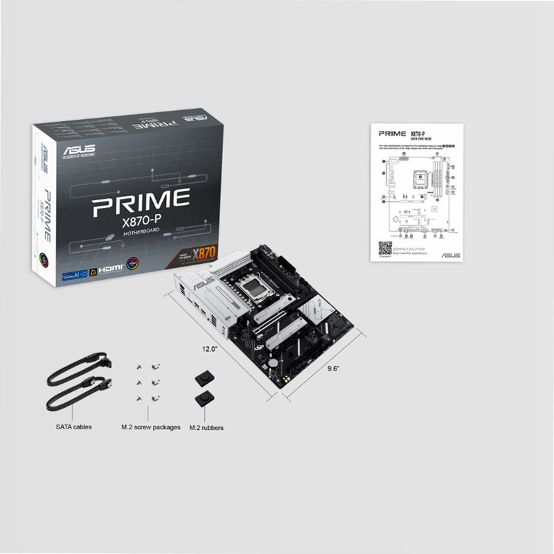ASUS PRIME X870-P: La Motherboard per il Gaming e la Creazione AMD AM5