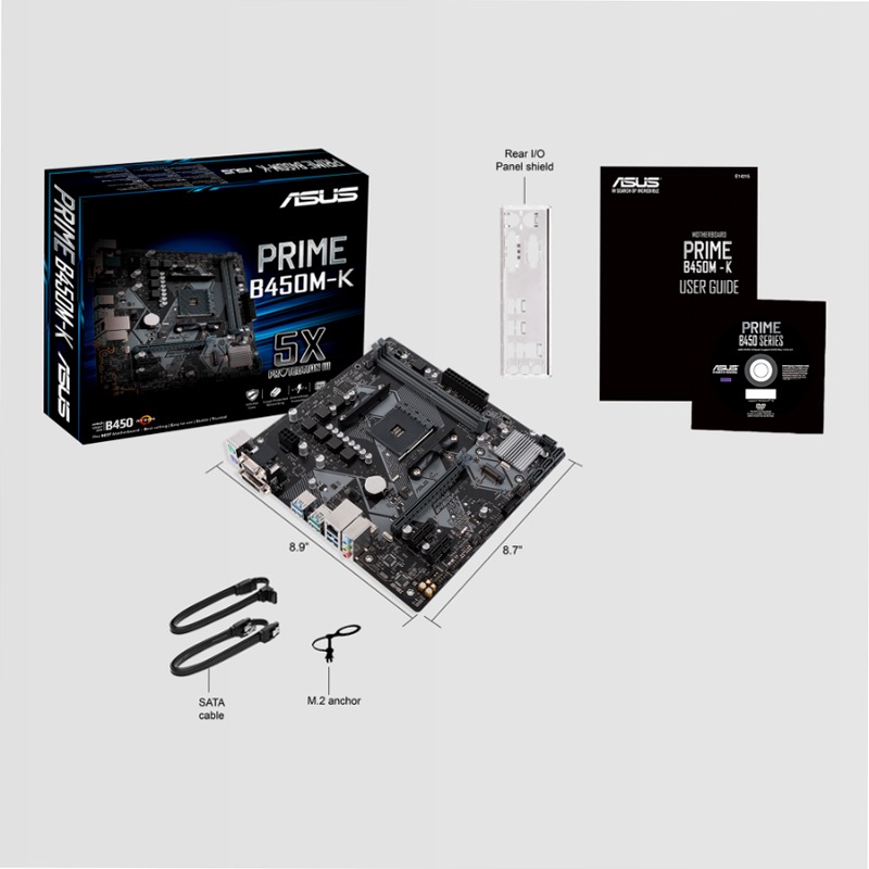 Prime B450M-K: Scheda Madre AMD per PC Fai-DA-Se