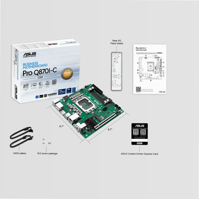 Pro Q870I-C-CSM - Scheda Madre ASUS Intel