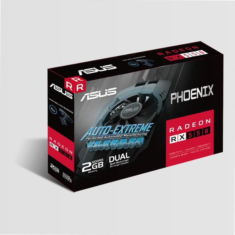 PH-RX550-2G-EVO - Specifiche Generali|Schede Video|ASUS Italia GDDR5
