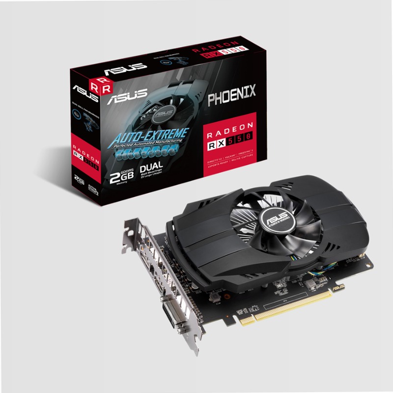 PH-RX550-2G-EVO - Specifiche Generali|Schede Video|ASUS Italia GDDR5