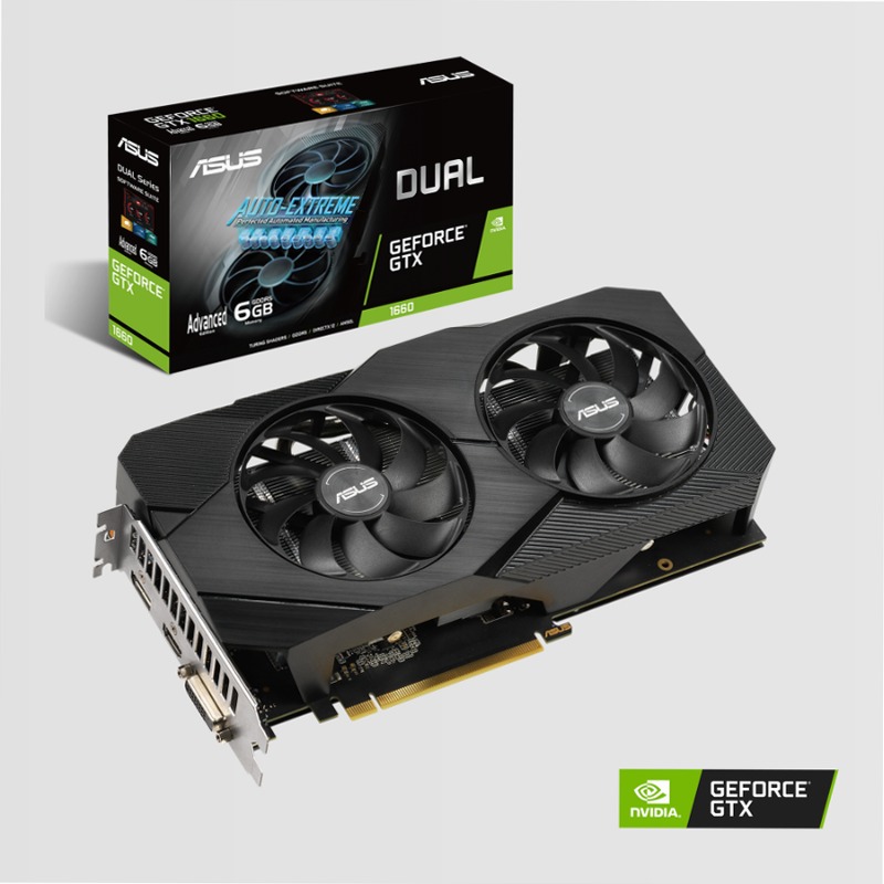 ASUS DUAL-GTX1660-A6G-EVO - Scheda Video