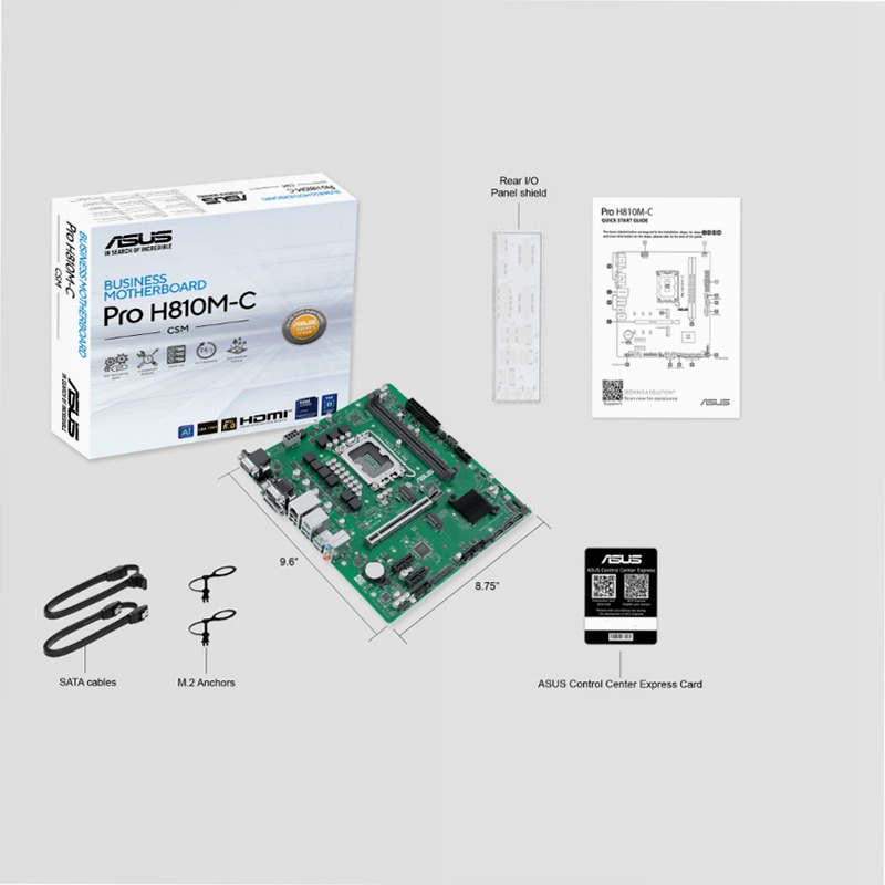 Pro H810M-C-CSM - Scheda Madre ASUS Intel DDR5
