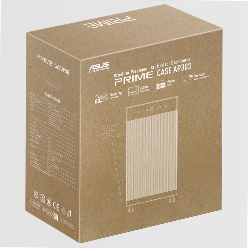 ASUS Prime AP303 - Mesh Panel - Specifiche Generali|Case per PC|ASUS Italia