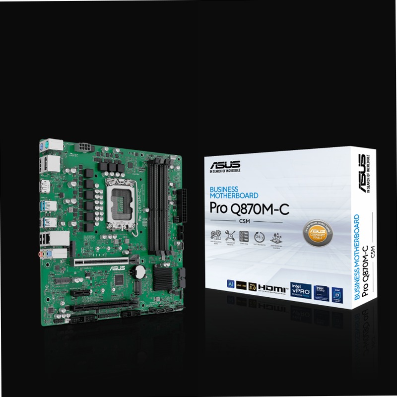 Pro Q870M-C-CSM - Specifiche Generali|Schede Madri|ASUS Italia