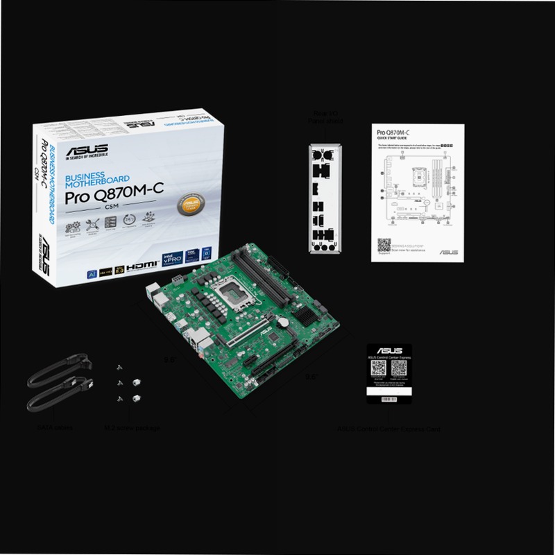 Pro Q870M-C-CSM - Specifiche Generali|Schede Madri|ASUS Italia