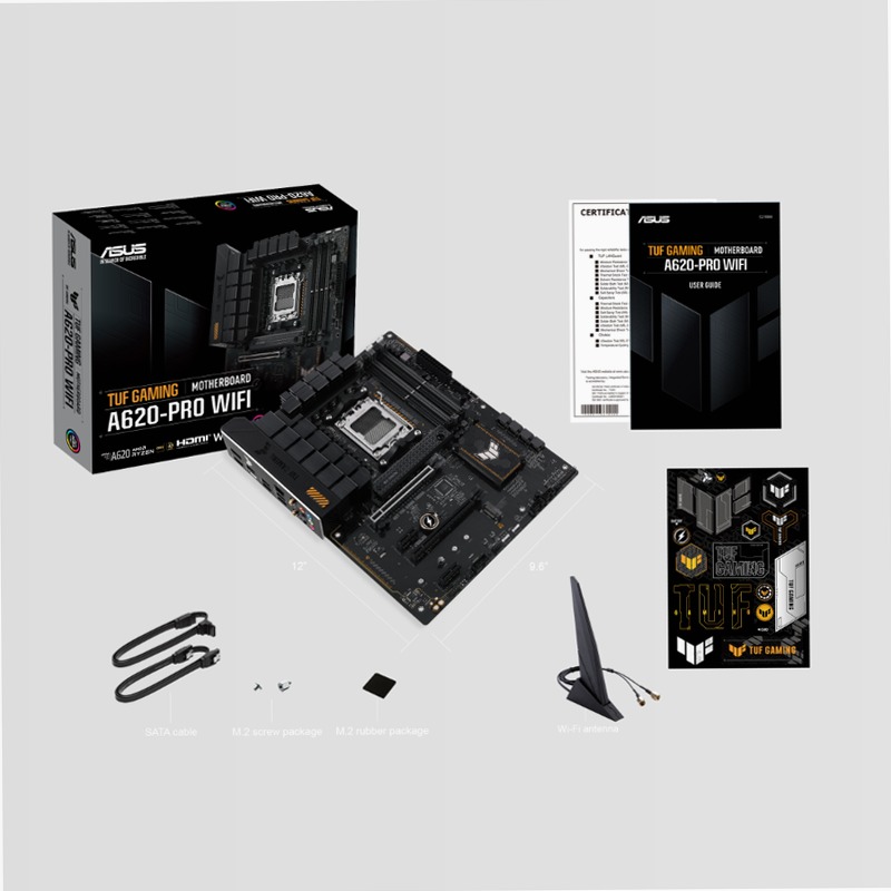 TUF Gaming A620-PRO WIFI - Scheda Madre ASUS AMD DDR5 AM5 ATX