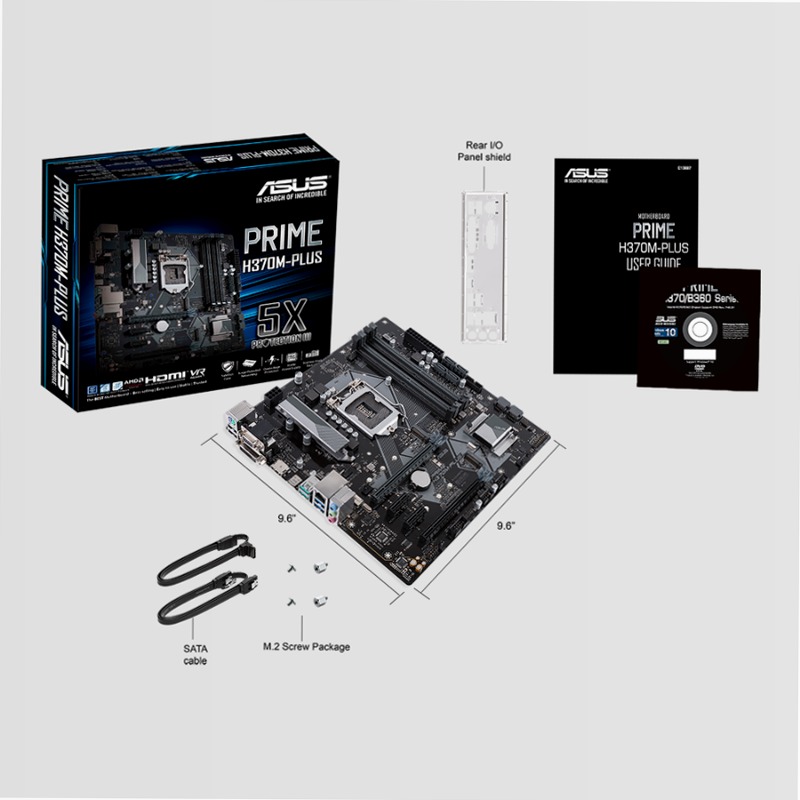 PRIME H370M-PLUS - Scheda Madre ASUS Intel LGA1200