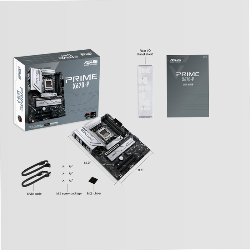 PRIME X670-P - Scheda Madre ASUS AMD DDR5 AM5 ATX AM5