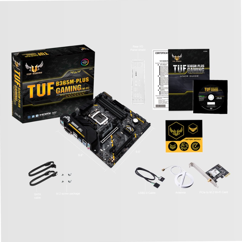 TUF B365M-PLUS GAMING (WI-FI) - Scheda Madre ASUS Intel
