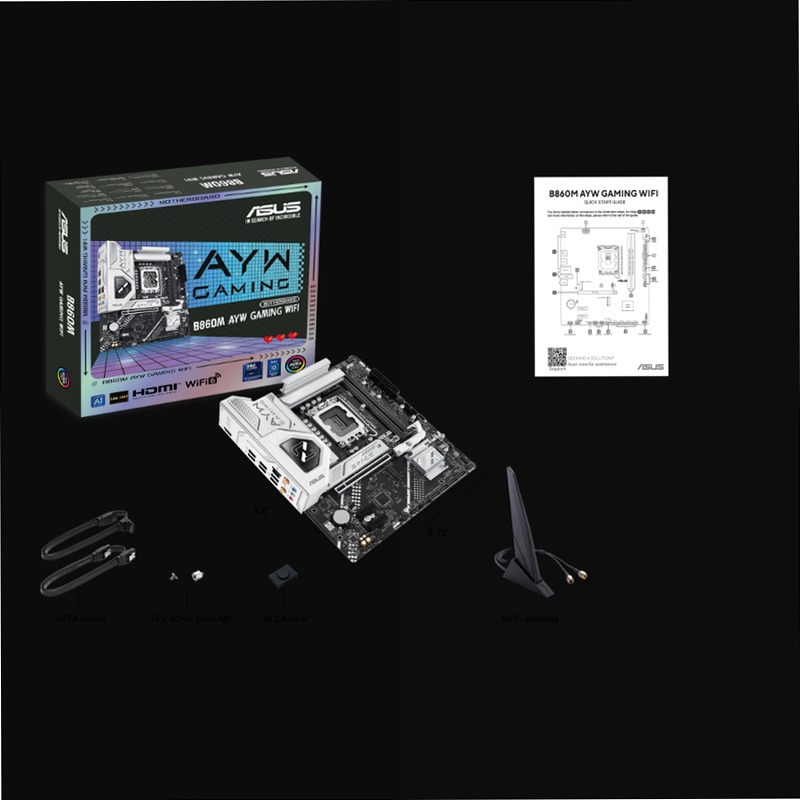 B860M AYW GAMING WIFI - Specifiche Generali|Schede Madri|ASUS Italia Intel DDR5
