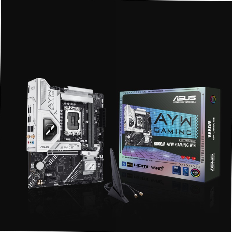 B860M AYW GAMING WIFI - Specifiche Generali|Schede Madri|ASUS Italia Intel DDR5
