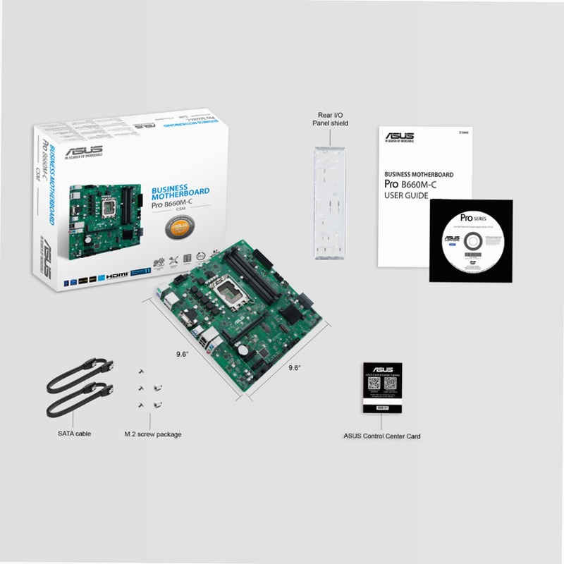 Pro B660M-C-CSM - Specifiche Generali|Schede Madri|ASUS Italia Intel Micro-ATX
