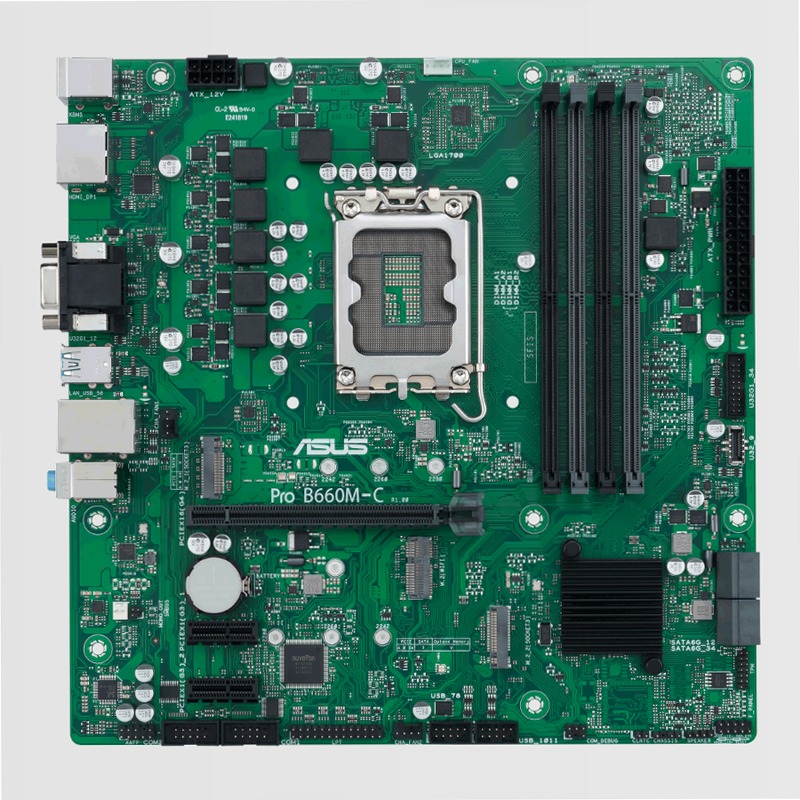 Pro B660M-C-CSM - Specifiche Generali|Schede Madri|ASUS Italia Intel Micro-ATX