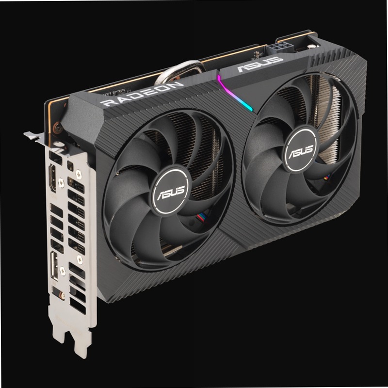 ASUS Dual Radeon™ RX 6500 XT OC Edition 4GB GDDR6