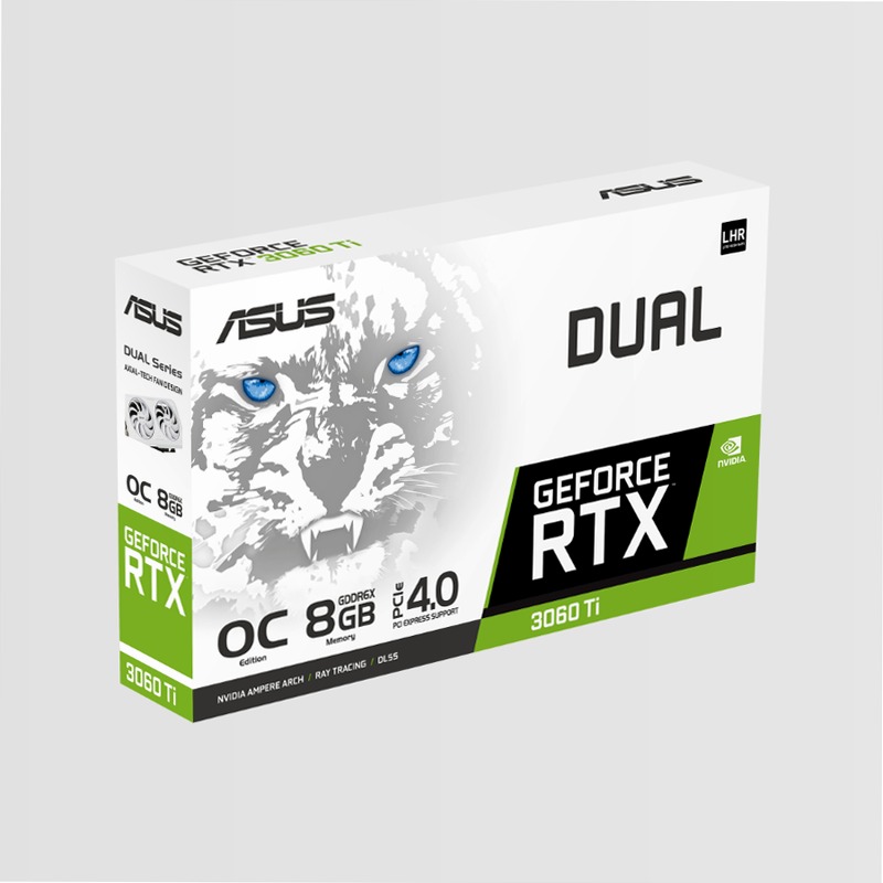 ASUS Dual GeForce RTX 3060 Ti White OC Edition GDDR6X 8gb