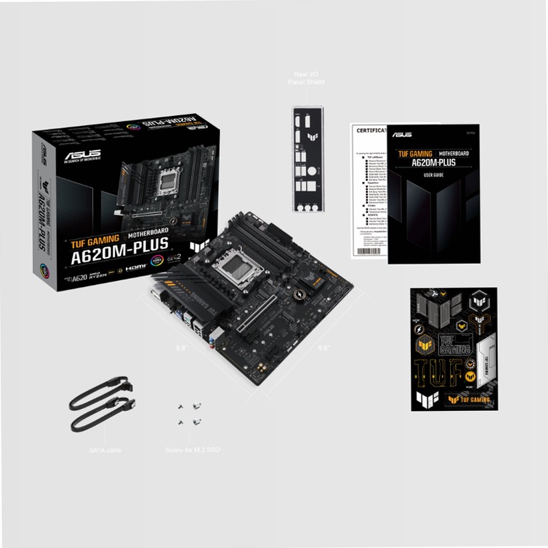 TUF Gaming A620M-PLUS - Scheda Madre AMD AM5 DDR5 Si