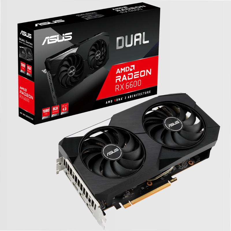 ASUS Dual Radeon™ RX 6600 8GB GDDR6