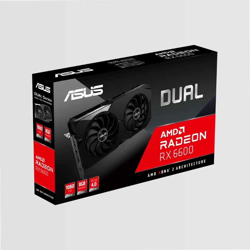 ASUS Dual Radeon™ RX 6600 8GB GDDR6