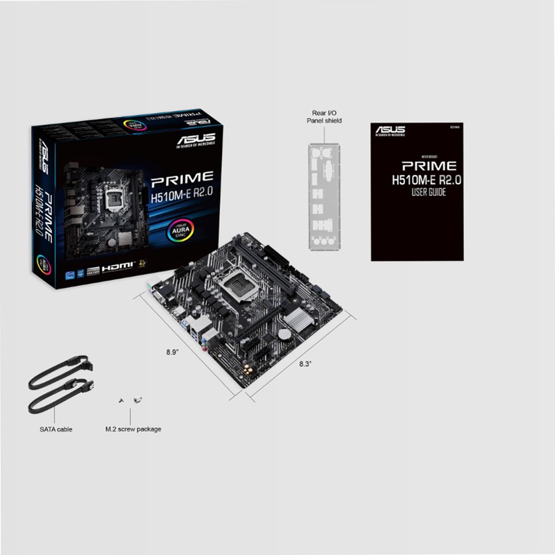 ASUS PRIME H510M-E R2.0 - Scheda Madre Intel H470 Micro-ATX