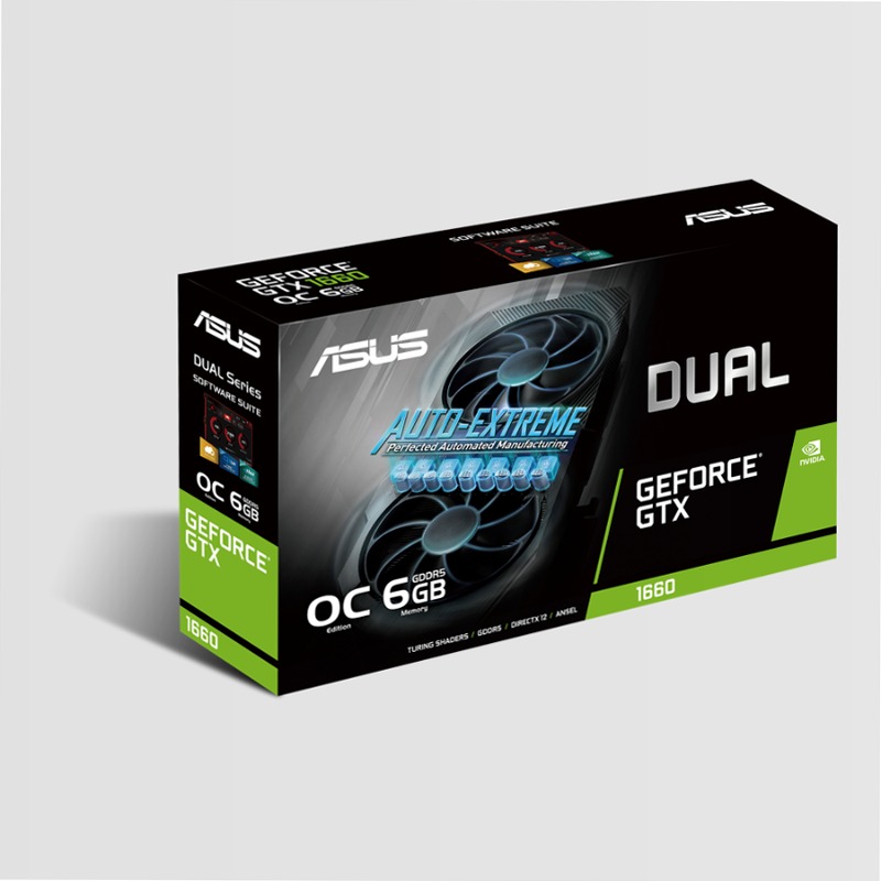 DUAL-GTX1660-O6G-EVO - Scheda Video ASUS 6gb GDDR5 NVIDIA